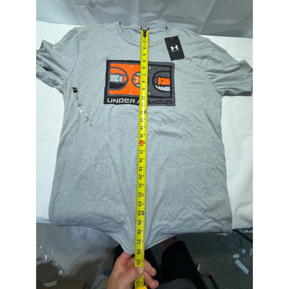 Under‎ Armour Mens Basketball Icon SS MFO Graphic T-Shirt Gray Large 1383946 NEW - Picture 11 of 11